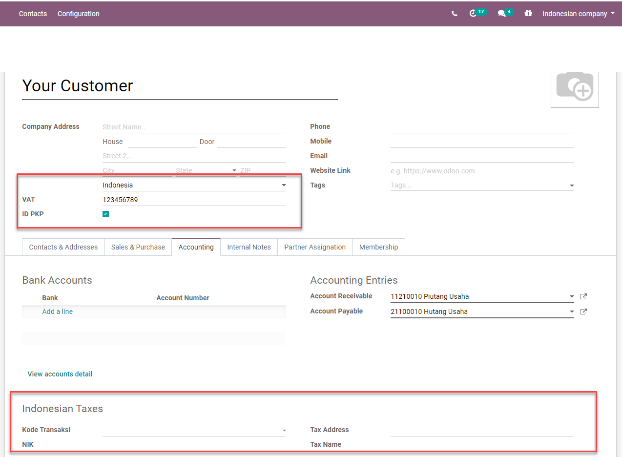 Indónesía samstarfsaðili NIK