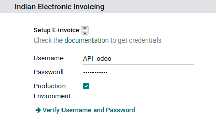 Setja upp e-invoice þjónustu