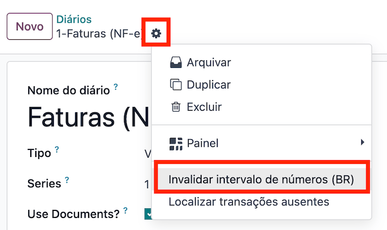 Val á númerasviðsógildingu í Odoo.