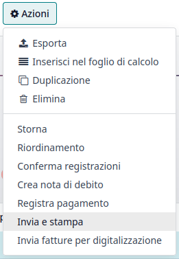 Valmynd Senda og prenta