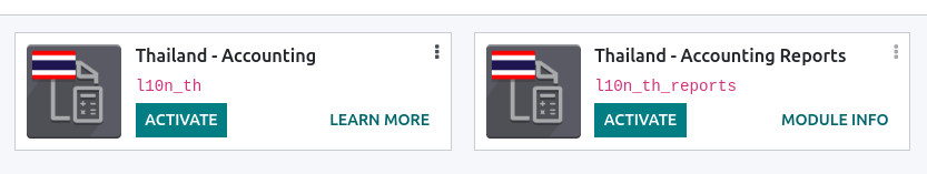 Taílenskir staðfæringarpakkar