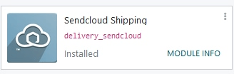 Sendcloud Shipping eining í Odoo Apps.