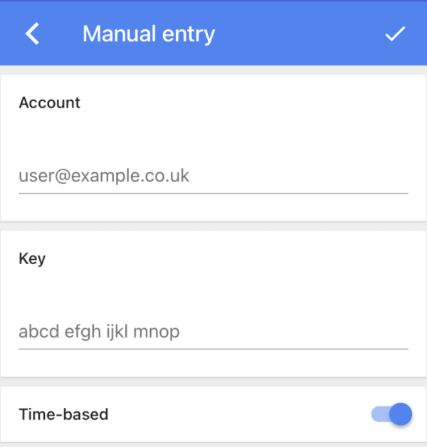 Slá inn leyndarmál
