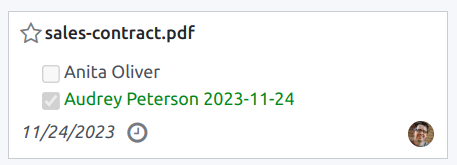 Staða undirskriftar