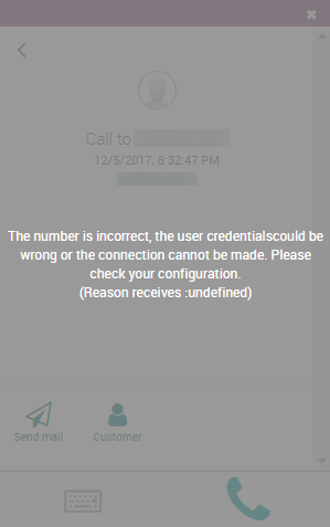 "Incorrect Number" villuboð í Odoo hugbúnaðarsímanum.