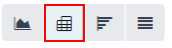 Nærmynd af tákninu fyrir Pivot-yfirlit í CRM forritinu.