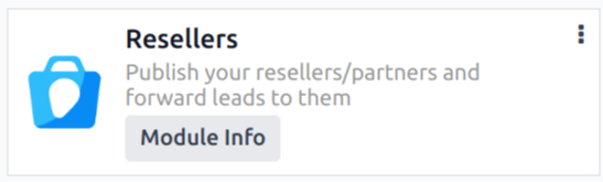 Resellers einingin í Odoo.