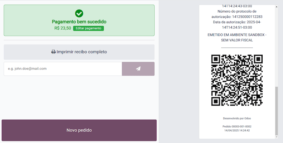 NFC-e tókst í kassaskrá.