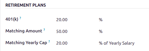 Stillingar lífeyrissparnaðar starfsmanns.