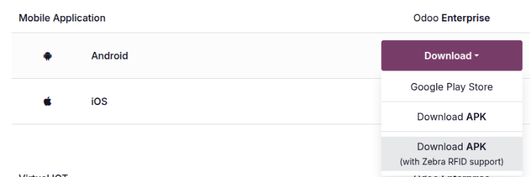 Sækja APK af síðunni Downloads.